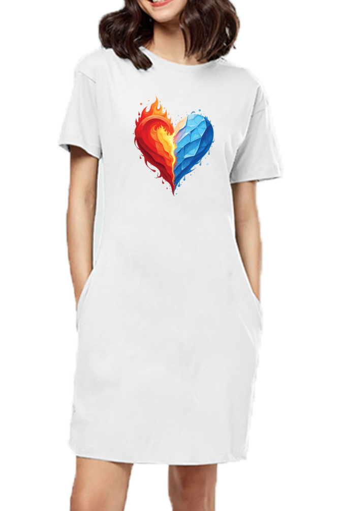 The Ziddi Prints - Fire & Ice - Night T-Shirt