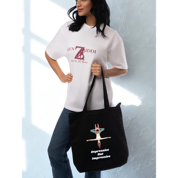 Ziddi Prints Everyday Large Tote Bag