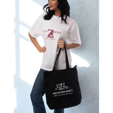 Ziddi Prints Everyday Large Tote Bag