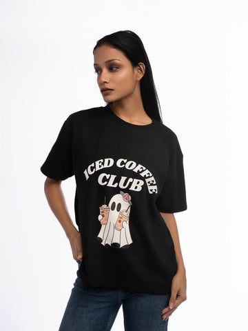 Ziddi Prints Coffee - Lover’s Terry Oversized T-Shirt