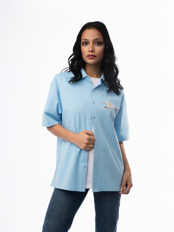 Ziddi Prints- Coffee Lovers- Oversized Shirt