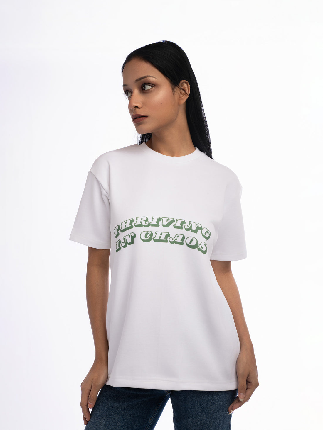 Ziddi Prints Gen-Z Terry Oversized T- Shirt