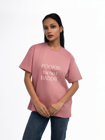 Ziddi Prints Gen-Z Terry Oversized T- Shirt
