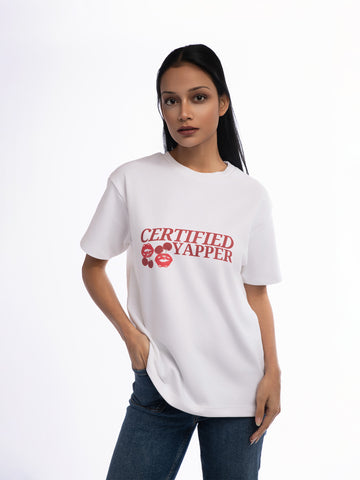 Ziddi Prints Gen- Z Terry Oversized Tee Shirt
