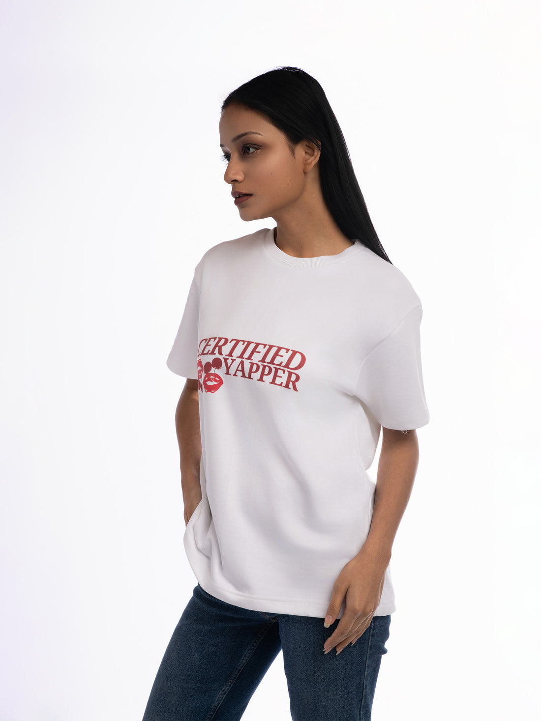 Ziddi Prints Gen- Z Terry Oversized Tee Shirt