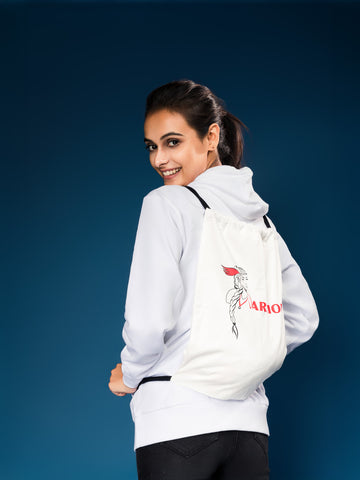 The Ziddi Prints-Warrior-Drawstring Bag