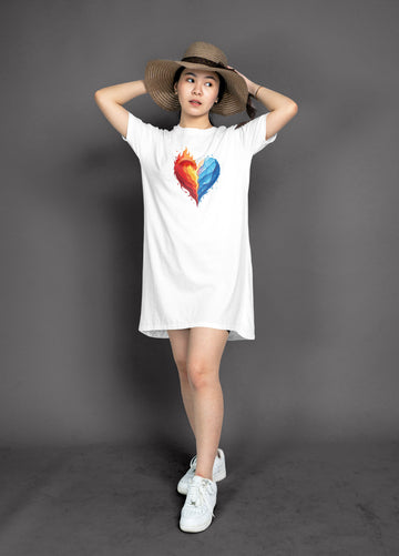 The Ziddi Prints - Fire & Ice - Night T-Shirt