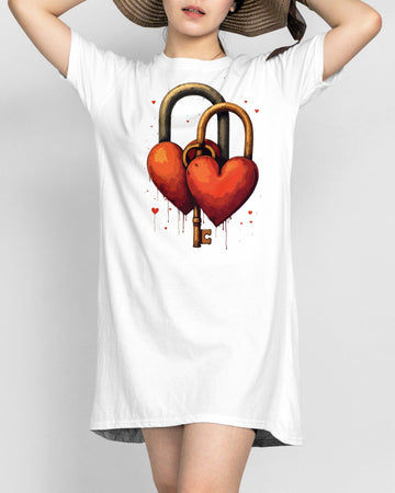 Ziddi Prints' Love Locks Night T-Shirt