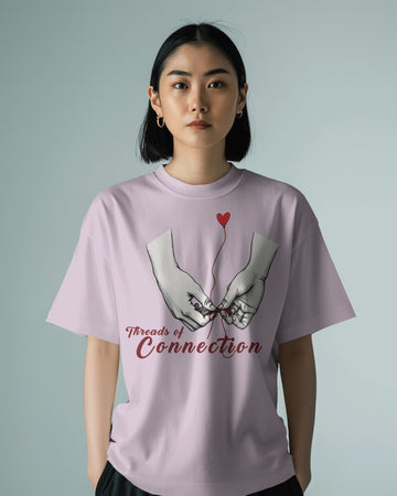 Ziddi Prints' - Threads of Connection - Oversized Classic T-Shirt