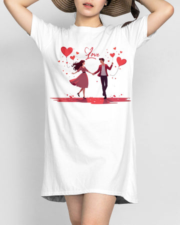 Ziddi Prints' Love Couple Night T-Shirt
