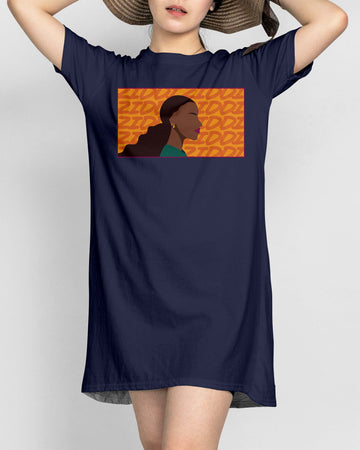 Ziddi Prints- Ziddi Woman -Night T-Shirt – Empower Your Night with Comfort and Confidence