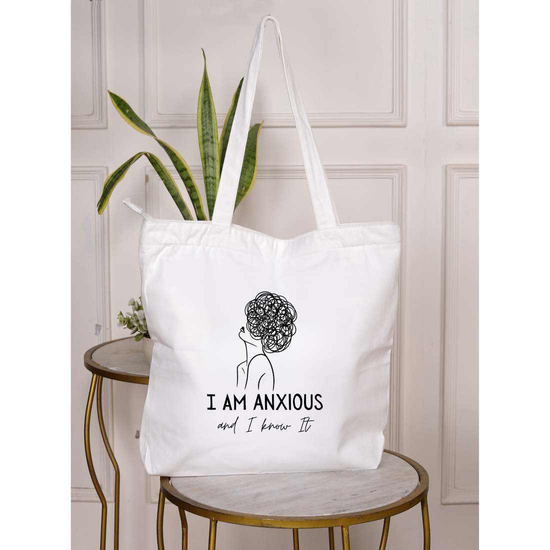 Ziddi Prints Everyday Large Tote Bag