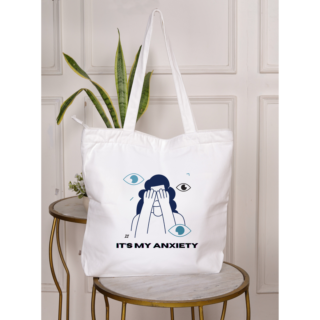 Ziddi Prints Everyday Large Tote Bag