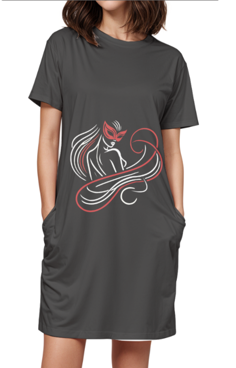 Ziddi Prints - Hypnotised All-Over Printed Night T-Shirt