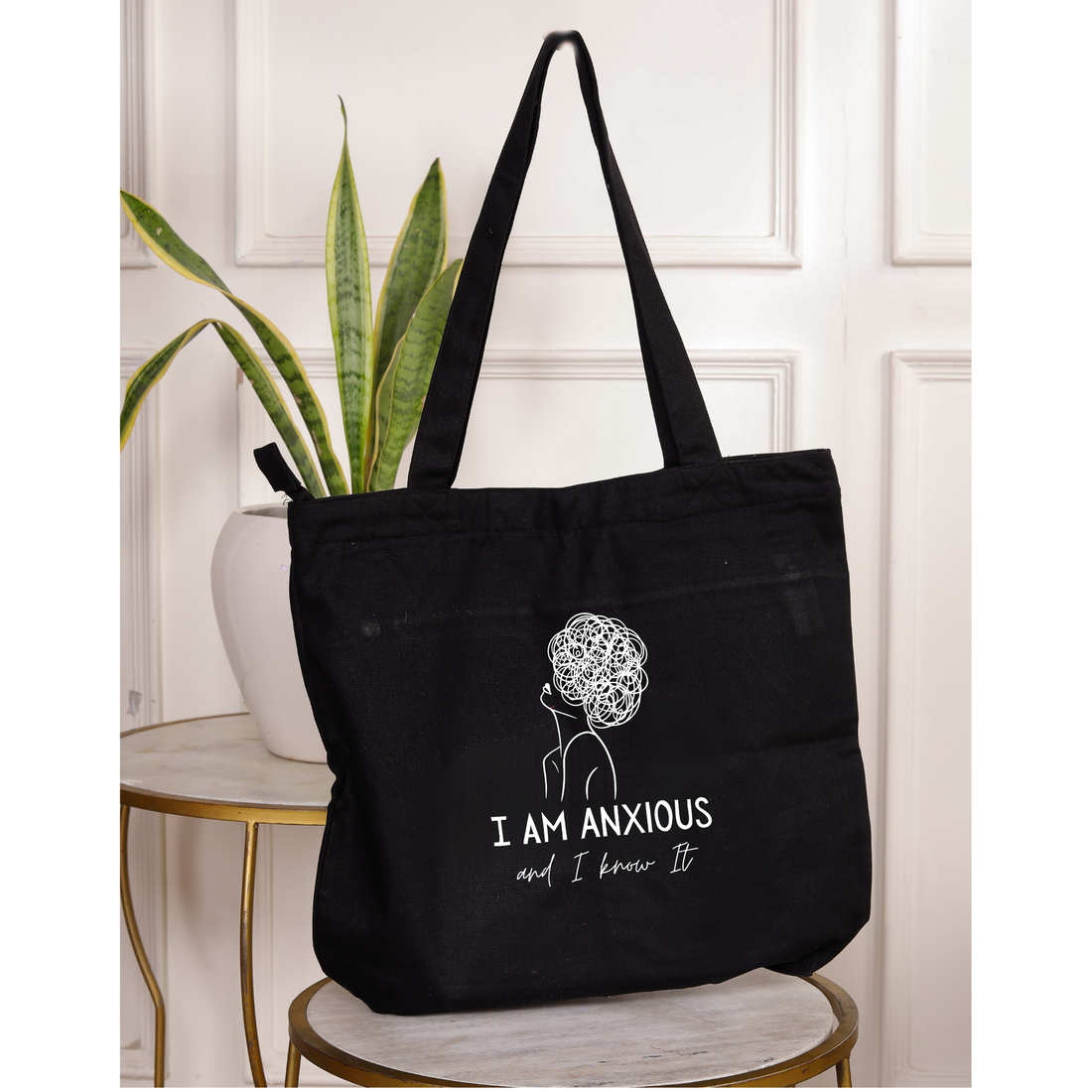 Ziddi Prints Everyday Large Tote Bag