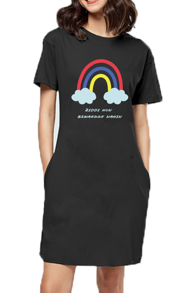 Ziddi Prints -"Being Ziddi"- Night T-Shirt – Comfort Meets Confidence