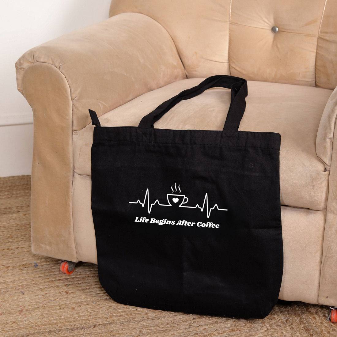 Ziddi Prints- Coffee lover's- Everyday Large tote bag -