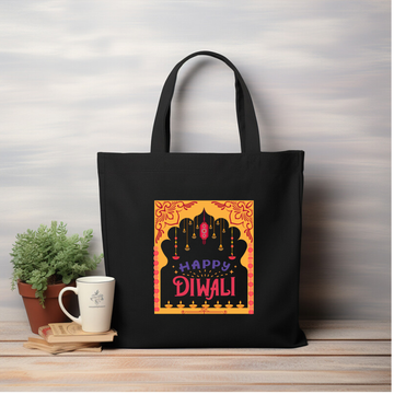 ZIDDI PRINTS - Festive Season Special|Everyday Large Tote Bag for Women | Stylish Printed Shoulder Bag for College, Office, Travel & Shopping | Eco-Friendly Cotton Fabric | ZPFS-007