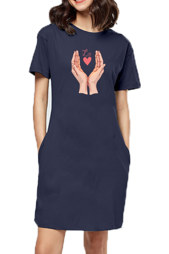 Ziddi Prints Little Love Night T-Shirt – Sleep in Sweet Comfort and Style