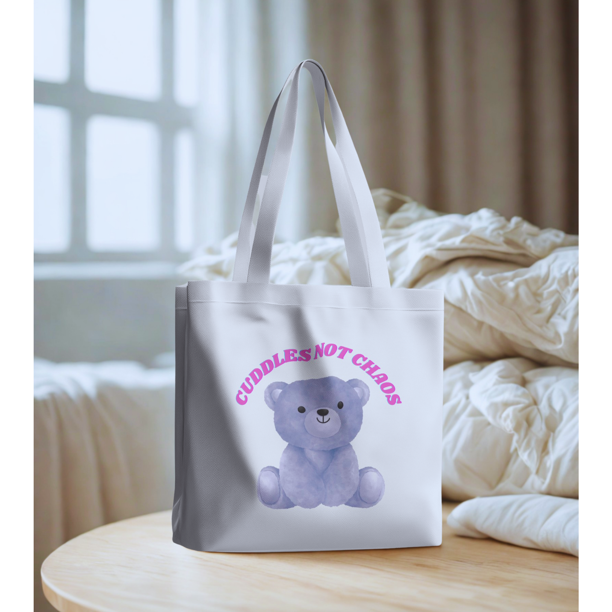 Ziddi Prints Cuteanim Everyday Large Tote Bag