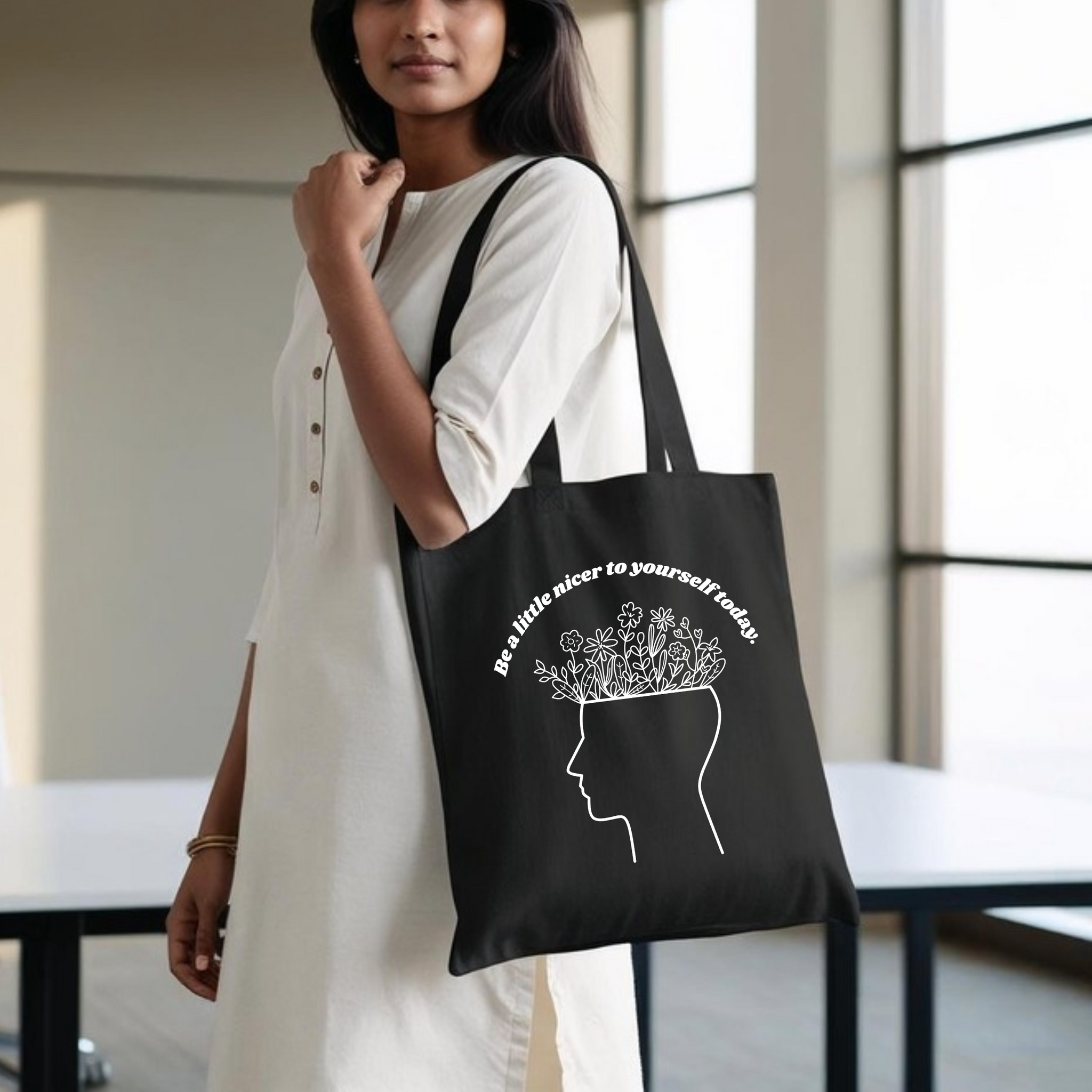 Ziddi Prints Everyday Large Tote Bag
