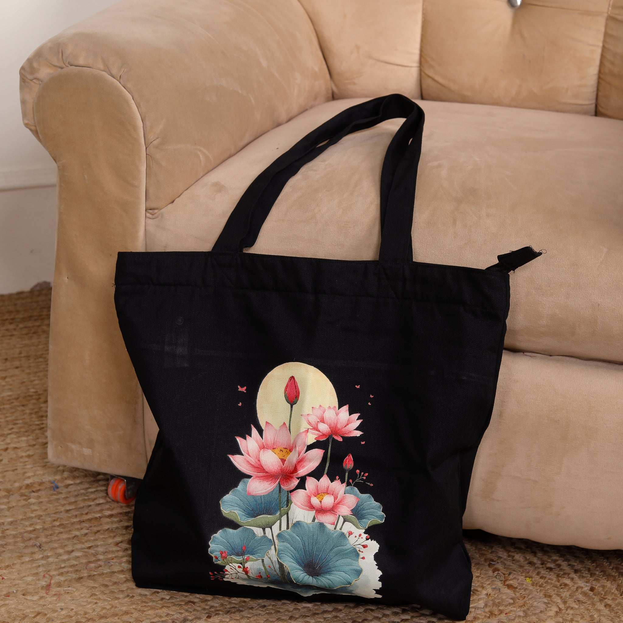Ziddi Prints- Everyday Large tote bag - Mother's Day Special
