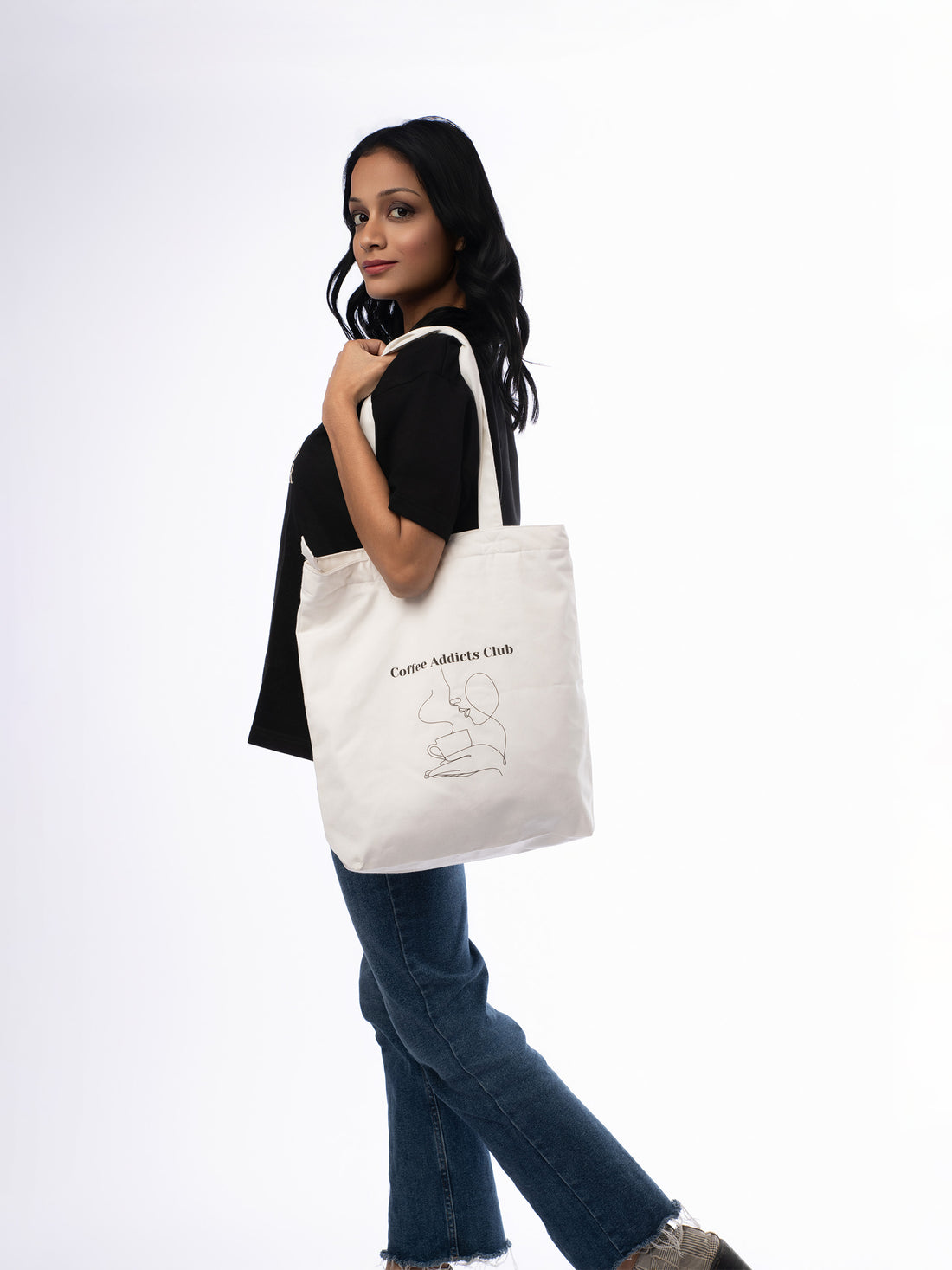 Ziddi Prints - Coffee lovers - Everyday Large Tote Bag