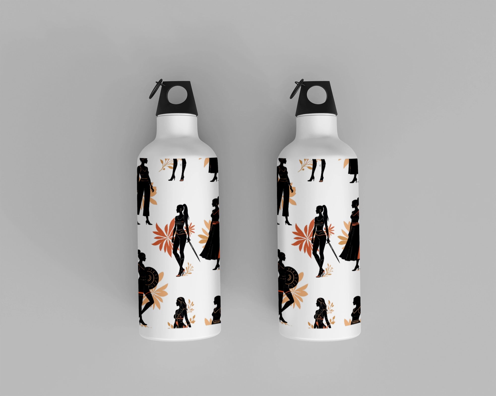 The Ziddi print Unisex Sipper Bottle White 750 ML