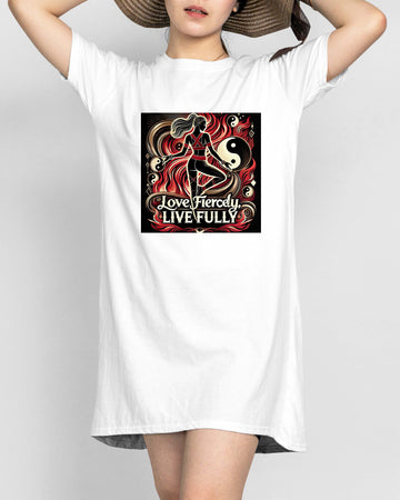 Ziddi Prints Night T-Shirt – Love Fiercely, Live Fully