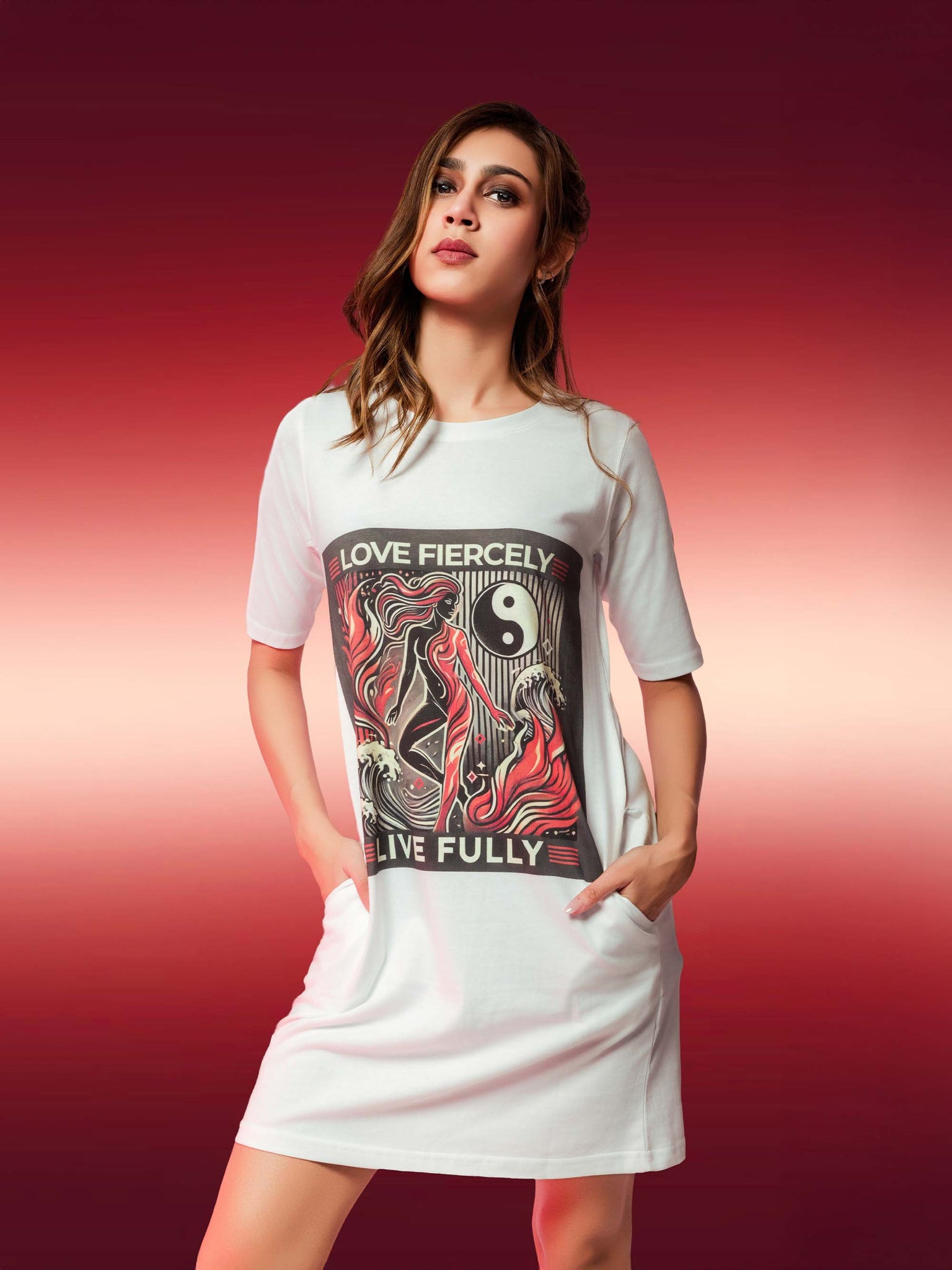 Ziddi Prints Night T-Shirt – Love Fiercely, Live Fully