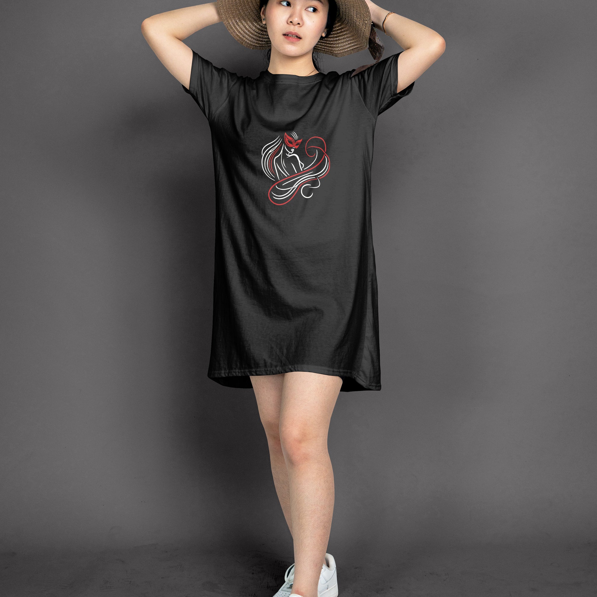 Ziddi Prints - Hypnotised All-Over Printed Night T-Shirt