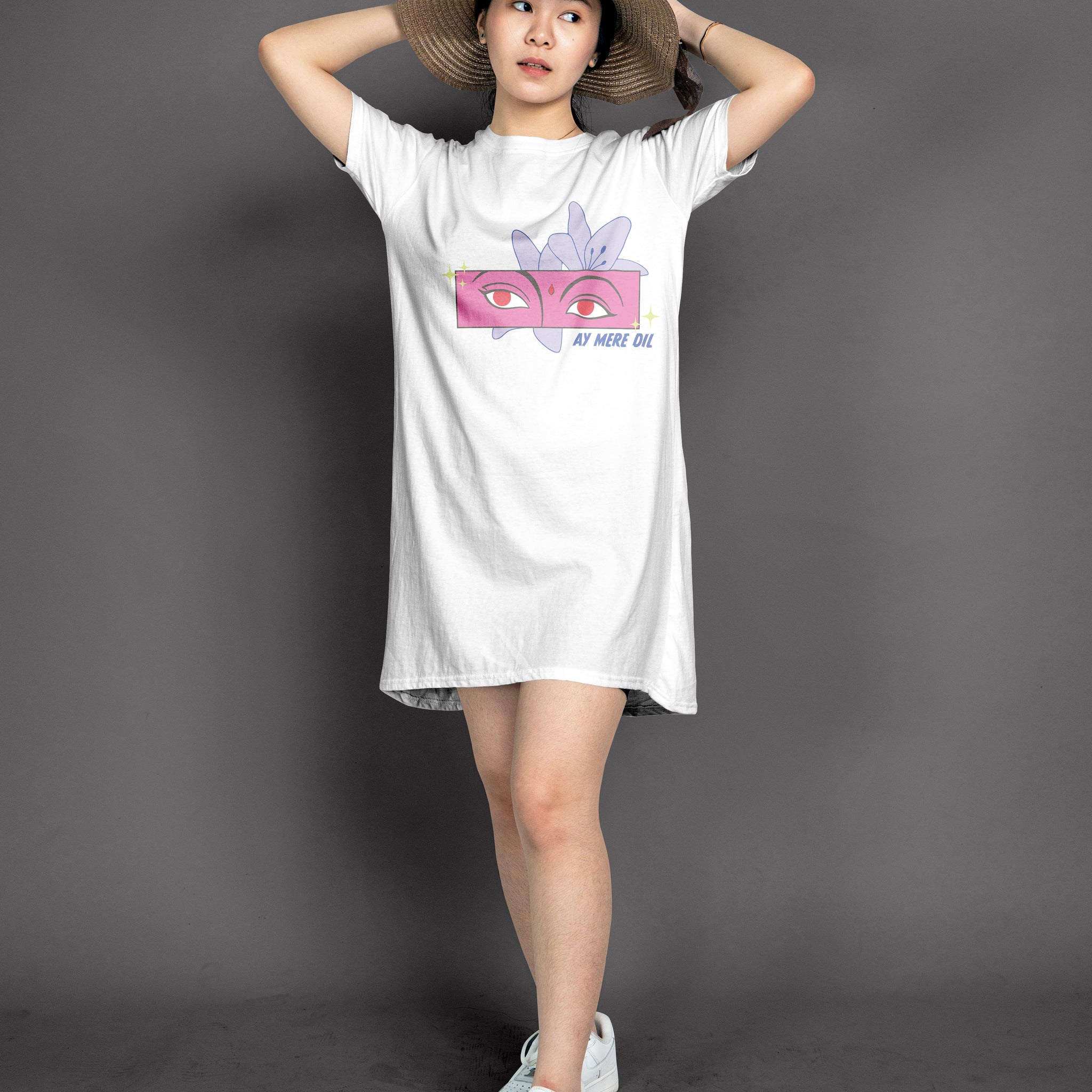 Ziddi Prints - Aye Mere Dil Night T-Shirt: A Journey of Comfort & Love