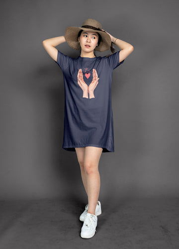 Ziddi Prints Little Love Night T-Shirt – Sleep in Sweet Comfort and Style