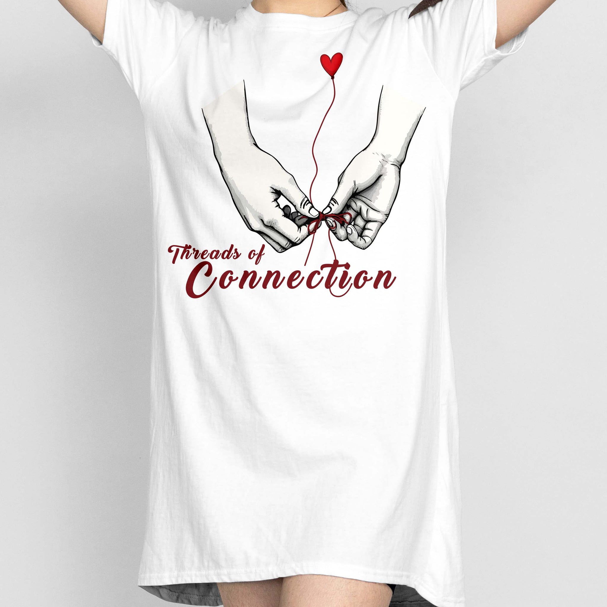 Ziddi Prints' Threads of Connection Night T-Shirt