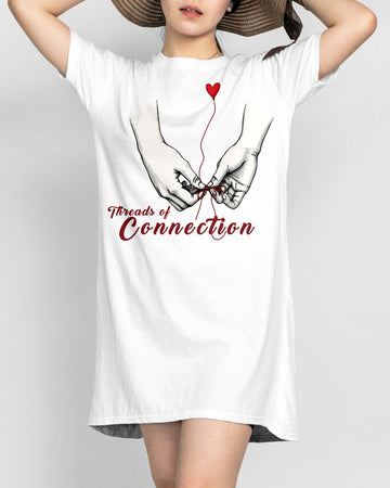 Ziddi Prints' Threads of Connection Night T-Shirt