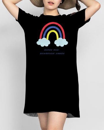 Ziddi Prints -"Being Ziddi"- Night T-Shirt – Comfort Meets Confidence